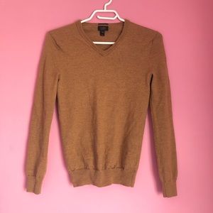 J. Crew Brown Merino Wool Sweater Slim Fit